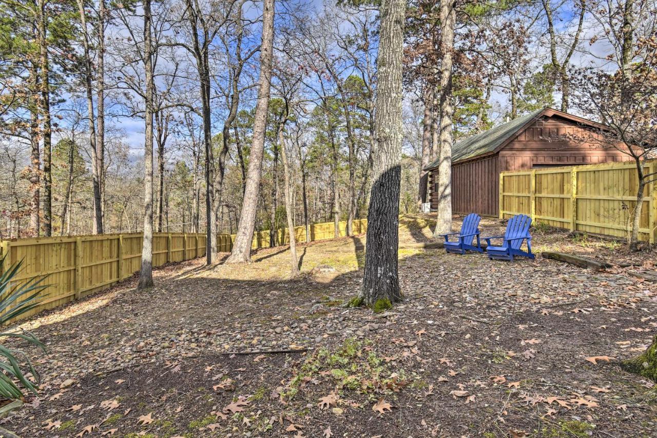 Hilltop Hot Springs Log Cabin With Hot Tub And Grill! Bagian luar foto
